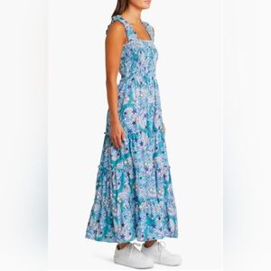 NWT Rule Breaker Smocked Maxi Sundress